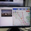 福井県永平寺町の自動運転による移動サービスの遠隔監視運用の画面