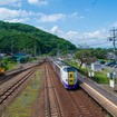 根室本線・新得駅の構内。富良野～新得間の廃止後は石勝線の列車のみが発着する。