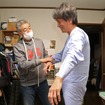 仮縫いは薄手の生地をレーシングスーツと同じ構造で作ってある。