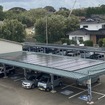 南種子町役場に設置した太陽光パネル