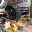 『GEOLANDAR M/T G003』。JEEPラングラーなどにもピッタリとのこと。