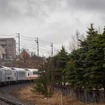 ハイデッカーグリーン車を3両連結した4月7日のキハ183系ツアー列車。函館本線・小樽～塩谷。