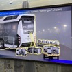 FCEVバス「SORA」のフロアに水素タンクを増設し、車内にホンダのポータブルバッテリーなどを積み込む