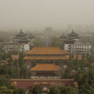 中国・北京での黄砂（4月11日）