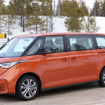VW ID. Buzz ロングバージョン 市販型プロトタイプ（スクープ写真）