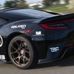 アキュラ  NSX の車体をカットしたカスタムメイドのトレーラー