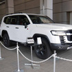 ランドクルーザーやスープラなど実車の展示も豊富に