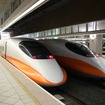 東海道・山陽新幹線の700系をベースに開発された現行の台湾高速鉄道700T形。
