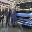 5月22日には現地で記念式典を実施。左からポルトガルのアントニオ・コスタ首相、MFTBCのカール・デッペンCEO、MFTEのアーネ・バーデンCEO