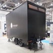 カプセルトレーラーを模した木造トレーラー