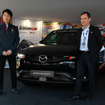 ルマン24時間レースに展示された、マツダ MX-30 e-SKYACTIV R-EV