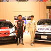 勝田範彦選手（左）と梅本まどか選手（右）