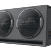 「バスレフボックス」の一例（ヴァイブオーディオ・TS-WX1220AH）。
