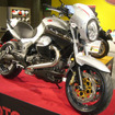 【東京モーターサイクルショー09】MOTO GUZZI、1200SPORTの4バルブ仕様を参考出品