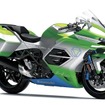 カワサキが2030年前半に市場投入を計画する水素エンジンバイク（参考）