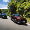 ホンダアクセスのZR-V（赤）は“純正+α”のシックで上質なスタイルに仕上がっている