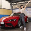 洗車からコーティングまで手際よく作業してくれた相沢菜々子さん