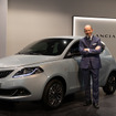 現在、唯一の販売車種、イプシロン。人物はナポリターノCEO