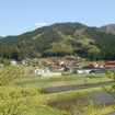 石州瓦が印象的な島根県の集落