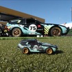 ポルシェ 944 のシューティングブレークとホットウィールの64分の1スケールのダイキャストモデル