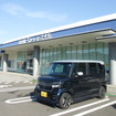 第2世代 ホンダ N-BOXカスタムで4200km。福井県・若狭湾の道の駅、うみんぴあ大飯にて。
