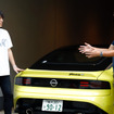 『クルマら部』スペシャル試乗会で新型フェアレディZに試乗した、ユーザーの中山さん（左）とモータージャーナリストの九島辰也氏（右）