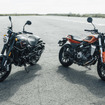ハーレー X500（左）とX350（右）