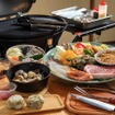 ばすてい：海の幸を盛り込んだセット（事前予約及び別途料金が必要）