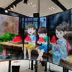 スイカ農家のストーリーの体験型展示