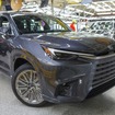 トヨタ自動車の米国インディアナ工場で生産を開始した レクサス TX