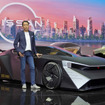 日産自動車 ハイパーフォースと内田誠社長（ジャパンモビリティショー2023）
