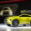 三菱 eXコンセプトと相川哲郎社長（東京モーターショー2015）