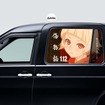 「傷物語タクシー」が東京の街を走る　車窓メディア「Canvas」がコラボ