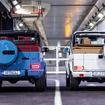 メルセデスAMG G63 ベースのカブリオレ（左）と先代メルセデスベンツ Gクラス・カブリオレ
