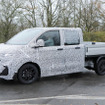 VW トランスポーターT7 ピックアップトラック仕様のプロトタイプ（スクープ写真）