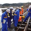 田鶴浜駅～笠志保駅間：橋りょう被災箇所の調査