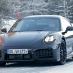 ポルシェ 911ターボ 改良新型プロトタイプ（スクープ写真）