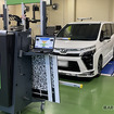 ランテル福岡営業所でのエーミング作業風景