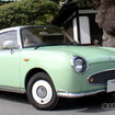 人生初の愛車として手に入れた「日産フィガロ」