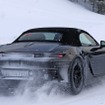 ポルシェ 718ボクスター EV プロトタイプ（スクープ写真）