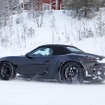 ポルシェ 718ボクスター EV プロトタイプ（スクープ写真）