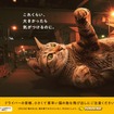 イエローハット「巨大猫ポスター」