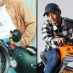 新ブランドの販売＆発売予定のレディースバイクアイテムの展示