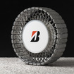 ブリヂストンが今回展示する月面探査車用タイヤの新コンセプトモデル