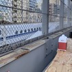 GINZA SKY WALK 2024 モビリティエリア：新幹線との高低差はこんな感じ。手前が東京発の下り線、その奥が東京行きの上り線