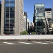 GINZA SKY WALK 2024：通りの左側が銀座1丁目、右側が2丁目