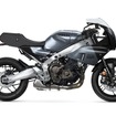 ヤマハ XSR900GPには「ダークグレー」も設定。より幅広い世代にもアピールする。