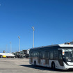 中国の宇通客車（Yutong Bus、ユートン）の空港用EVエプロンバス