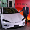 「シール」とBYD Auto Japan 東福寺厚樹 代表取締役社長