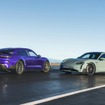 ポルシェ タイカンターボGTヴァイザッハパッケージ（左）/タイカンターボGT（右）